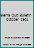 Sierra Club Bulletin : October 1961 (Vol. 46, No. 8) B000K2K6FC Book Cover