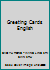 Greeting Cards English 7544223566 Book Cover