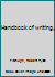 Handbook of writing, B0007EMESU Book Cover
