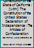 Constitution of the State of California : [with] The Constitution of the United States : Declaration of Independence : The Articles of Confederation B000KVZFU4 Book Cover