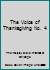The Voice of Thanksgiving No. 4 B00KIZAGCE Book Cover