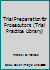 Trial Preparation for Prosecutors 0471848956 Book Cover