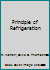Principle of Refrigeration 0827300107 Book Cover