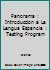 Panorama : Introduccion a La Lengua Espanola : Testing Program 1931100764 Book Cover