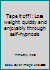 Tape it off!: Lose weight quickly and enjoyably through self-hypnosis 0138846359 Book Cover