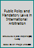 Public Policy and Mandatory Laws in International Arbitration 0198729049 Book Cover