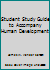 Student Study Guide to Accompany Human Development 0394347528 Book Cover