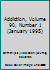 Addiction, Volume 90, Number 1 (January 1995) B008I2XRMK Book Cover