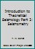 Introduction to Theoretical Seismology Part 2: Seismometry B00KQZU63U Book Cover