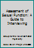 Assessment of Sexual Function: A Guide to Interviewing 0876681283 Book Cover