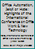 Office Automation, Jekyll or Hyde: Highlights of the International Conference on Office Work & New Technology 0912663006 Book Cover