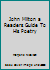 John Milton a Readers Guide To His Poetry B001B2ORQY Book Cover