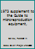 1973 supplement to the Guide to microreproduction equipment, B0006VZWQU Book Cover