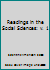 Readings in the Social Sciences: v. 1 0716709929 Book Cover