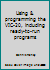 Using & Programming The Vic 20, Including Ready To Run Programs 0830617027 Book Cover