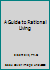 A Guide to Rational Living B00424C5PS Book Cover