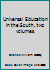 Universal education in the South, B00UG5KR4I Book Cover