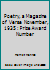 Poetry, a Magazine of Verse November, 1935 : Prize Award Number B01777C4OS Book Cover