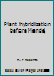 Plant hybridization before Mendel, B000862BI0 Book Cover