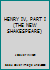HENRY IV, PART I (THE NEW SHAKESPEARE) B000S8FJ14 Book Cover