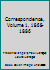 Correspondence, Volume 1, 1868-1886 B0066DWGZ2 Book Cover