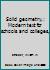 Solid geometry,: Modern text for schools and colleges, B00085CTK6 Book Cover