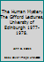 The Human Mystery. The Gifford Lectures, University of Edinburgh 1977-1978. B001HC49XY Book Cover