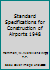 Standard Specifications for Construction of Airports 1948 B00H93M02M Book Cover