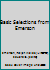 Basic Selections from Emerson B000KTVH4Y Book Cover
