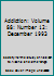 Addiction: Volume 88: Number 12: December 1993 B008I2WXT8 Book Cover