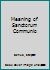 Meaning of Sanctorum Communio B079KJBJR8 Book Cover