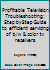 Profitable Television Troubleshooting: Step by Step Guide to efficient servicing of b/w & color tv receivers B00A8P28BQ Book Cover