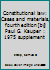 Constitutional law: Cases and materials, fourth edition [by] Paul G. Kauper : 1975 supplement B00072ORKK Book Cover