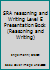 SRA reasoning and Writing Level E Presentation Book (Reasoning and Writing) 0574157417 Book Cover