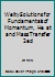 Welty Solutions for Fundamentals of Momentum, He at and Mass Transfer 2ed 0471027375 Book Cover