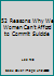 52 Reasons Why We Women Can't Afford to Commit Suicide 0970219806 Book Cover