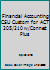 Financial Accounting CSU Custom for ACT 205/210 w/Connect Plus 0077557719 Book Cover