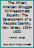 The African American Struggle for Freedom and Equality: The Development of a People's Identity, New Jersey, 1624-1850 (Studies in African American History and Culture) 0815327862 Book Cover