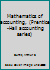 Mathematics of accounting, (Prentice-Hall accounting series) B0007GS6JO Book Cover