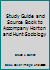 Study Guide and Source Book to Accompany Horton and Hunt: Sociology B0006W9L4I Book Cover