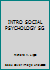 INTRO SOCIAL PSYCHOLOGY SG 053417390X Book Cover