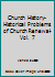 Church History-Historical Problems of Church Renewal-Vol. 7 B00KPECPN6 Book Cover