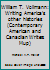 William T. Vollmann: Writing America's Other Histories 0719095247 Book Cover
