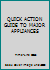 QUICK ACTION GUIDE TO MAJOR APPLIANCES B0012NHZH0 Book Cover
